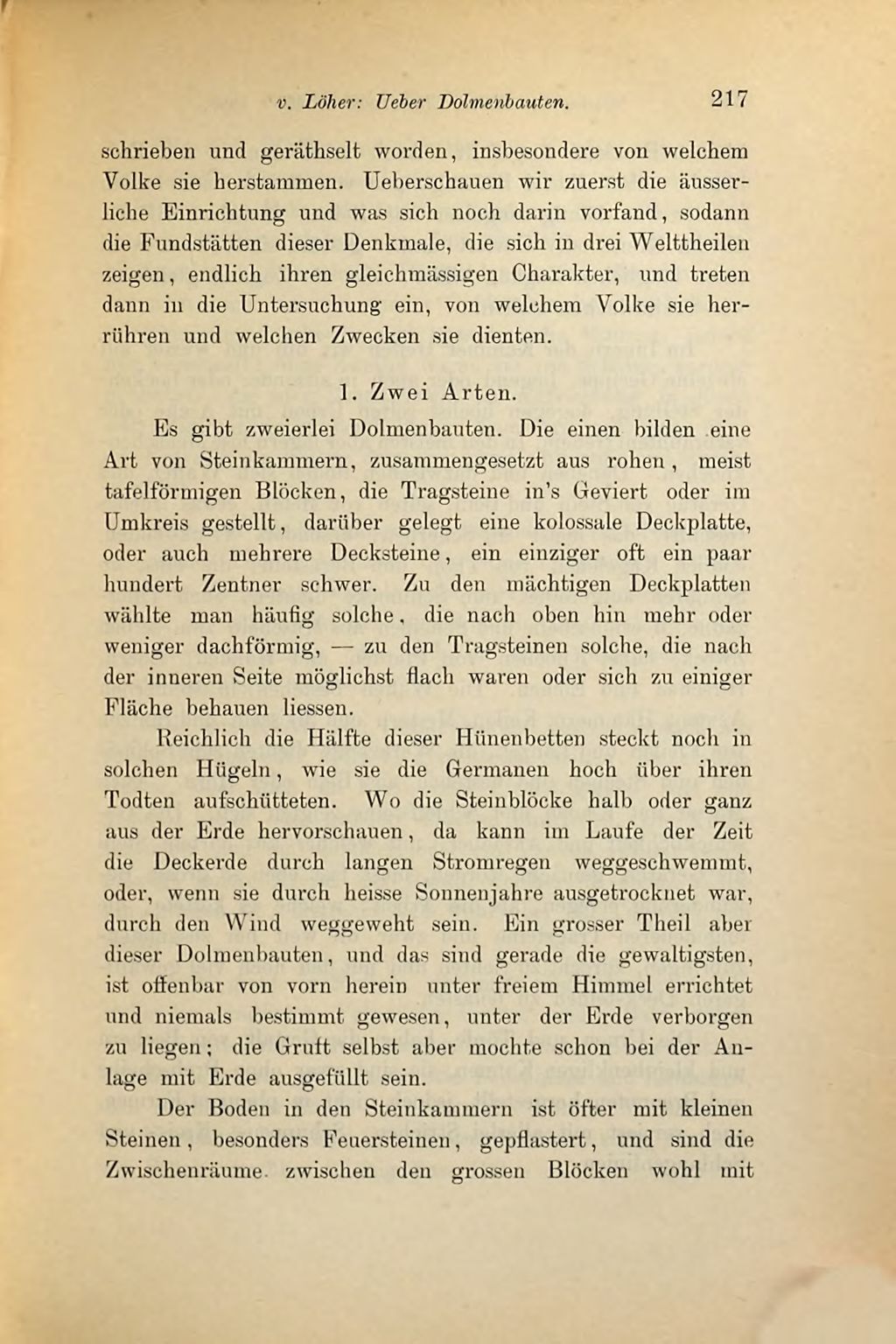 Cover of Ueber Dolmenbauten