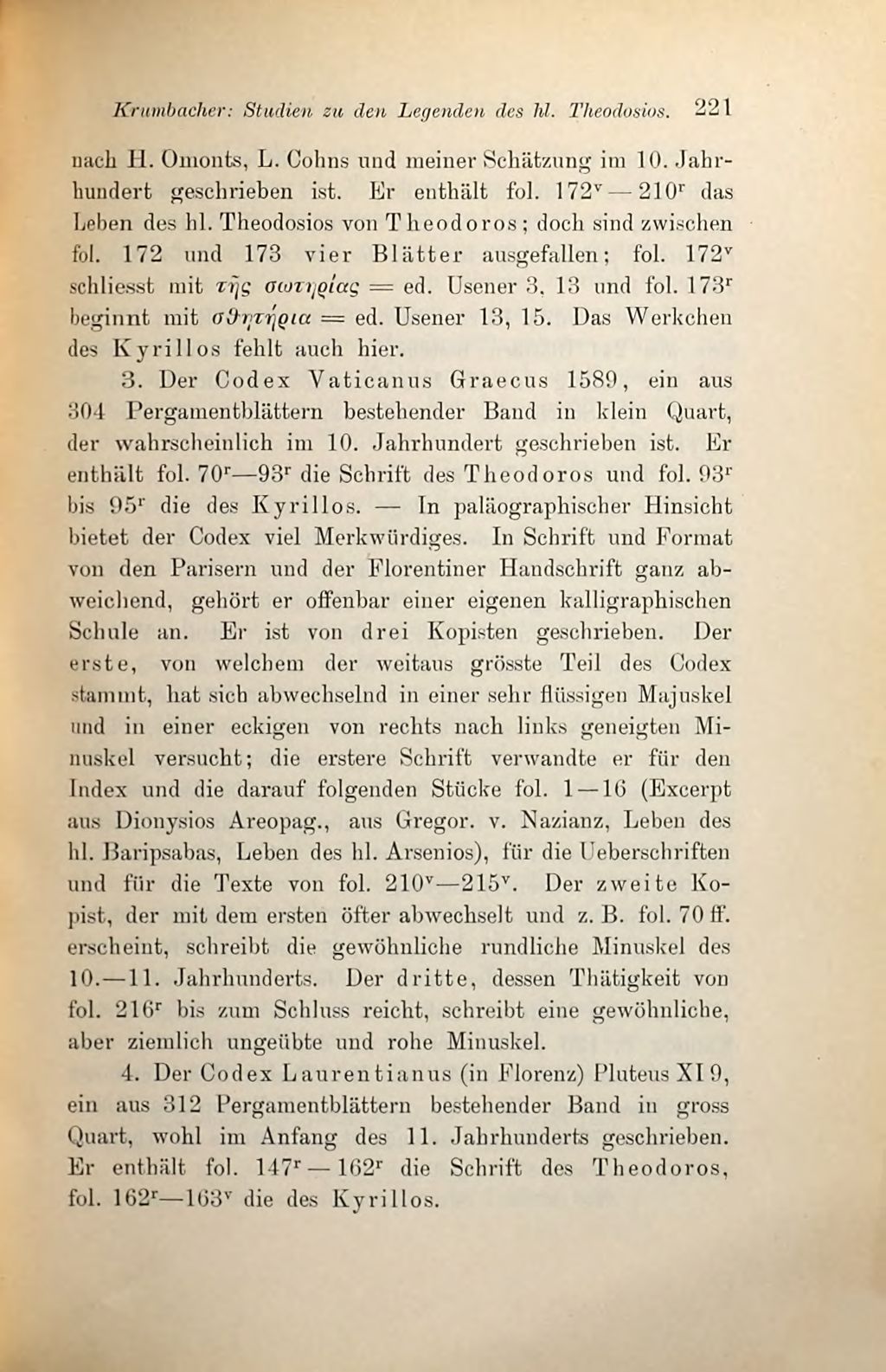 Cover of Studien zu den Legenden des hl. Theodosios