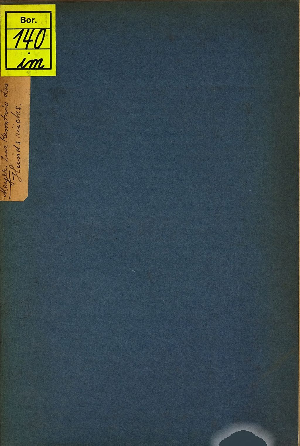 Cover of Zur Kenntnis des Hunsrücks