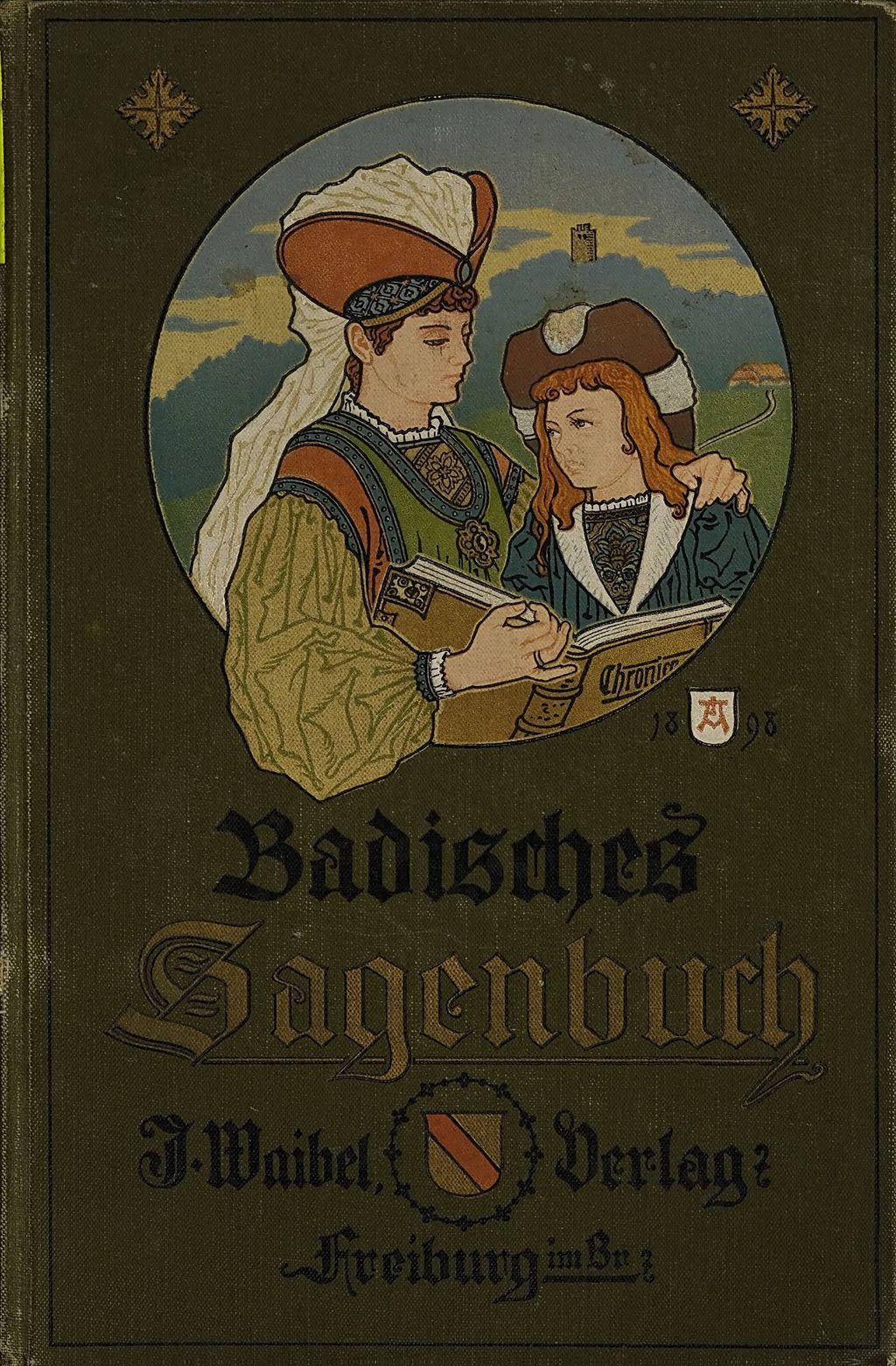 Cover of Badisches Sagenbuch. 1, Sagen des Bodensee's, des oberen Rheinthals und der Waldstädte