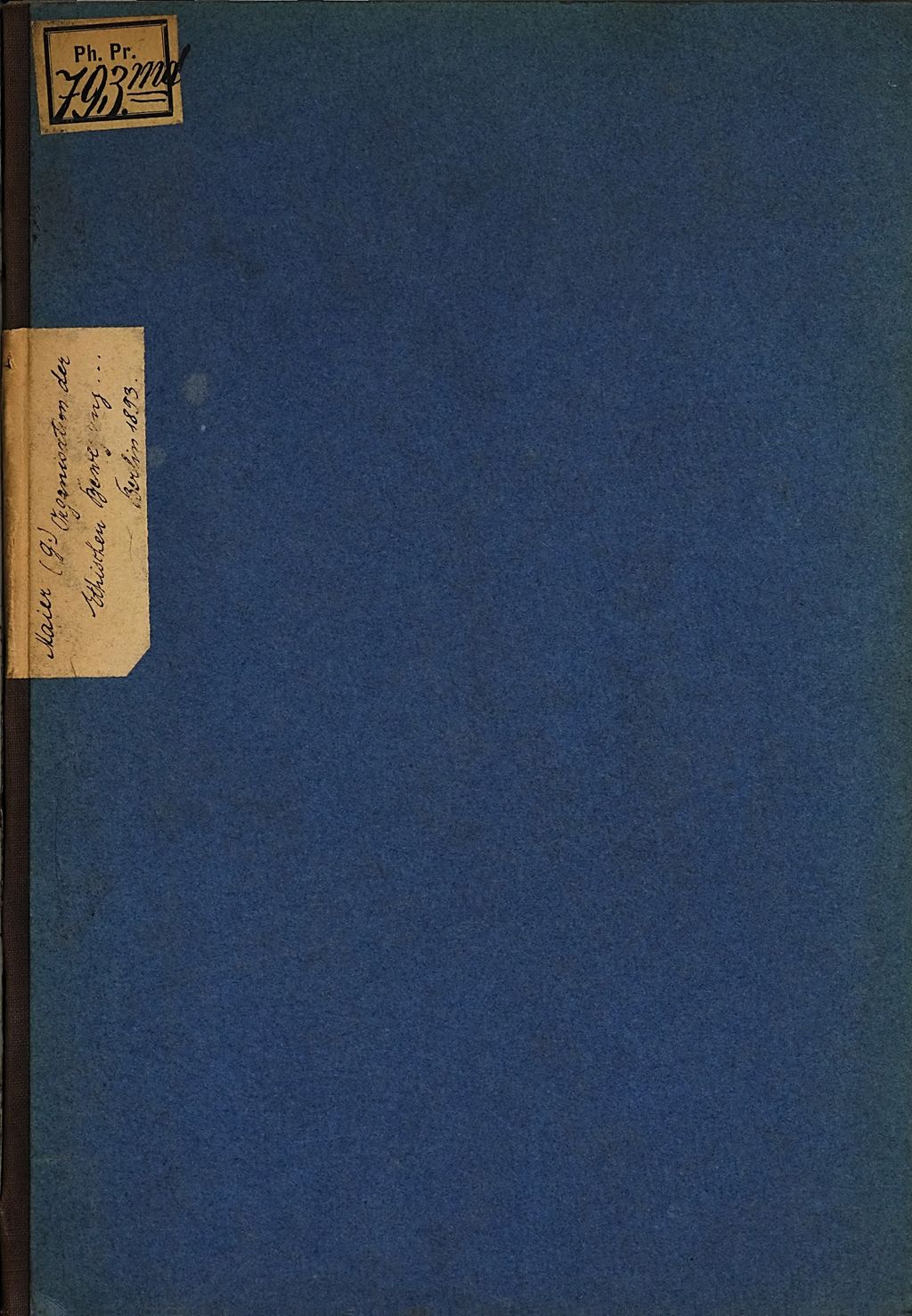 Cover of Die Organisation der Ethischen Bewegung gemäss den Lehren der Geschichte, unter besonderem Bezug auf die Freimaurerei