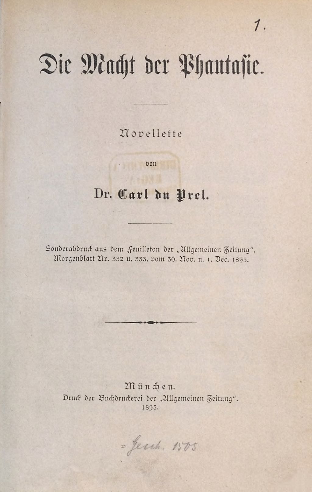 Cover of Kleine spiritistische Schriften. 1