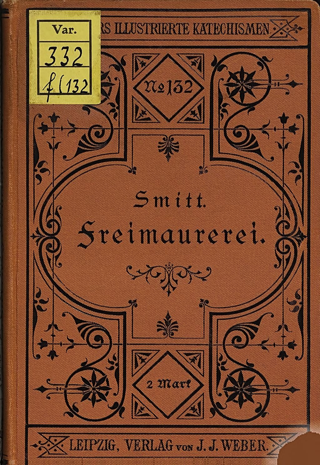 Cover of Katechismus der Freimaurerei
