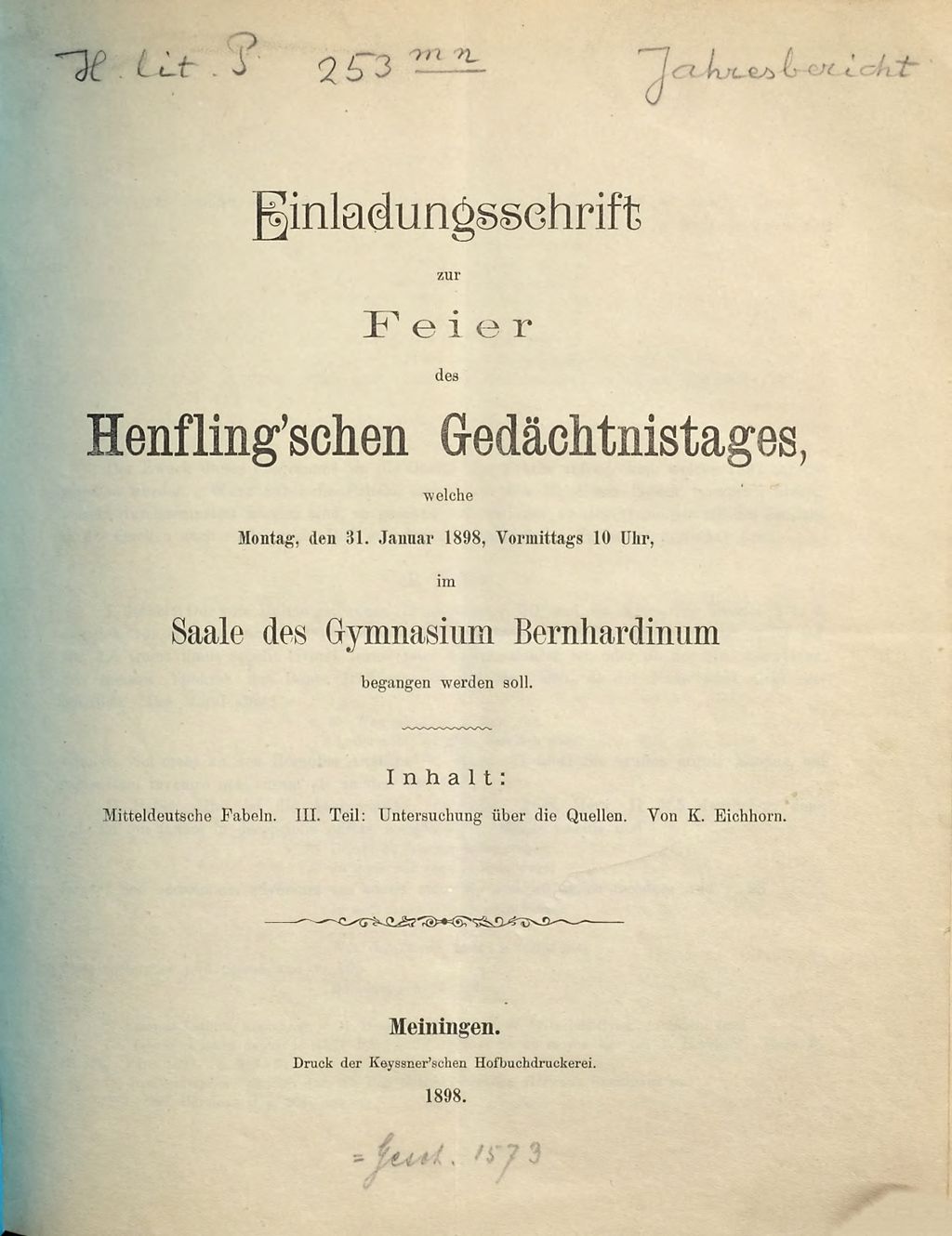 Cover of Mitteldeutsche Fabeln . III, Untersuchung über die Quellen