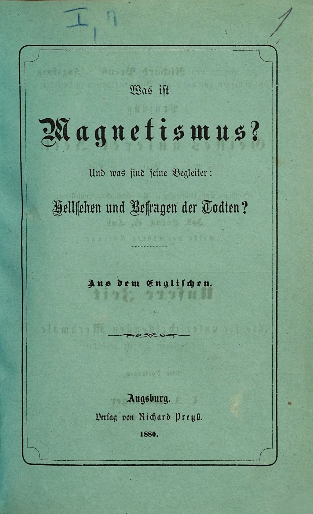 Cover of Was ist Magnetismus?