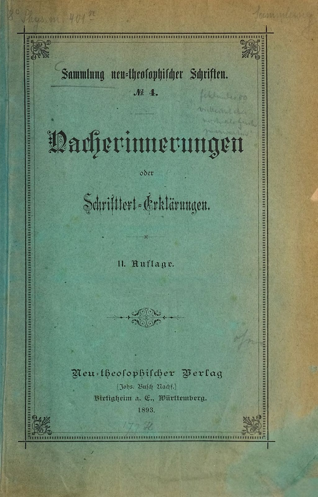 Cover of Grundlegende Schrifttext-Erklärungen in Nacherinnerungen zur geistigen Sonne