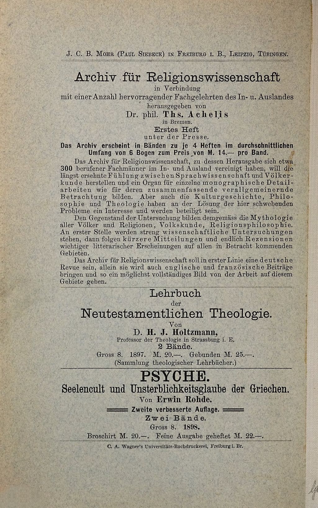 Cover of Die Religion und die moderne Kultur
