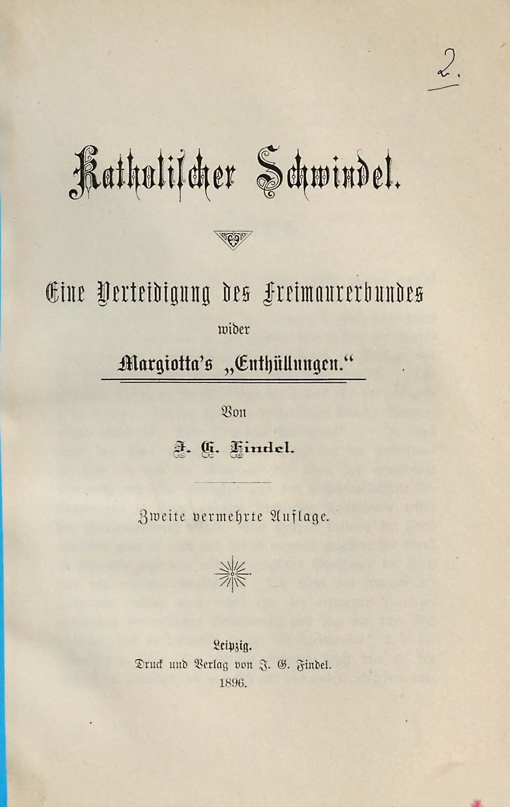 Cover of Katholischer Schwindel
