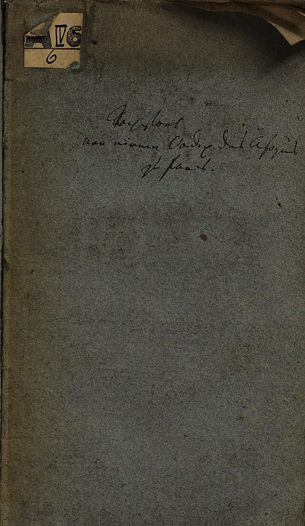 Cover of Herrn von Rochefort's Nachricht von einer griechischen Handschrift, welche sich auf der ehemaligen königl. Bibliothek zu Paris befand und Aesopische Fabeln enthält