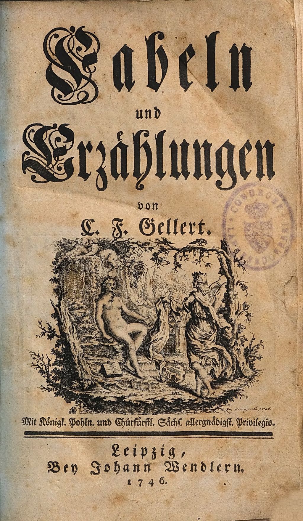 Cover of Fabeln und Erzählungen. [1]