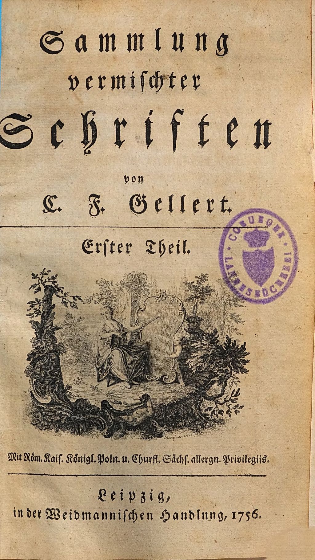 Cover of Sammlung vermischter Schriften. 1