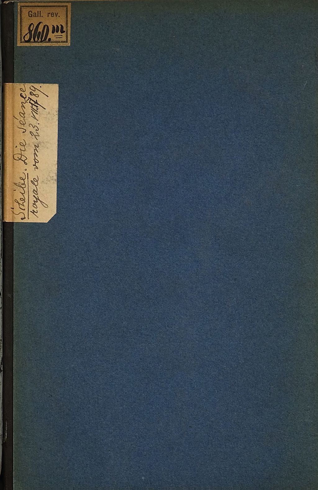 Cover of Die séance royale vom 23. Juni 1789