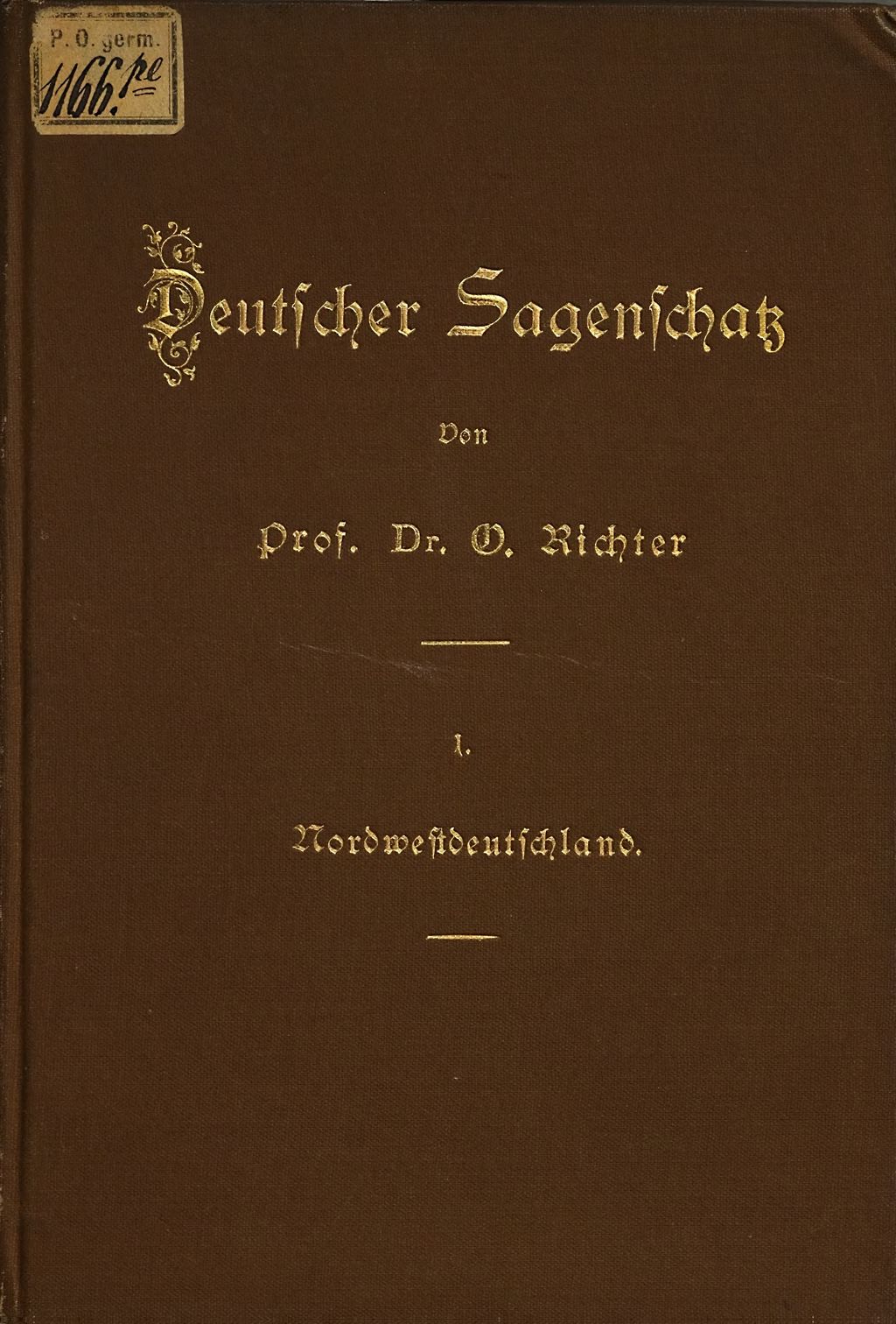 Cover of Sagenschatz aus Nordwestdeutschland