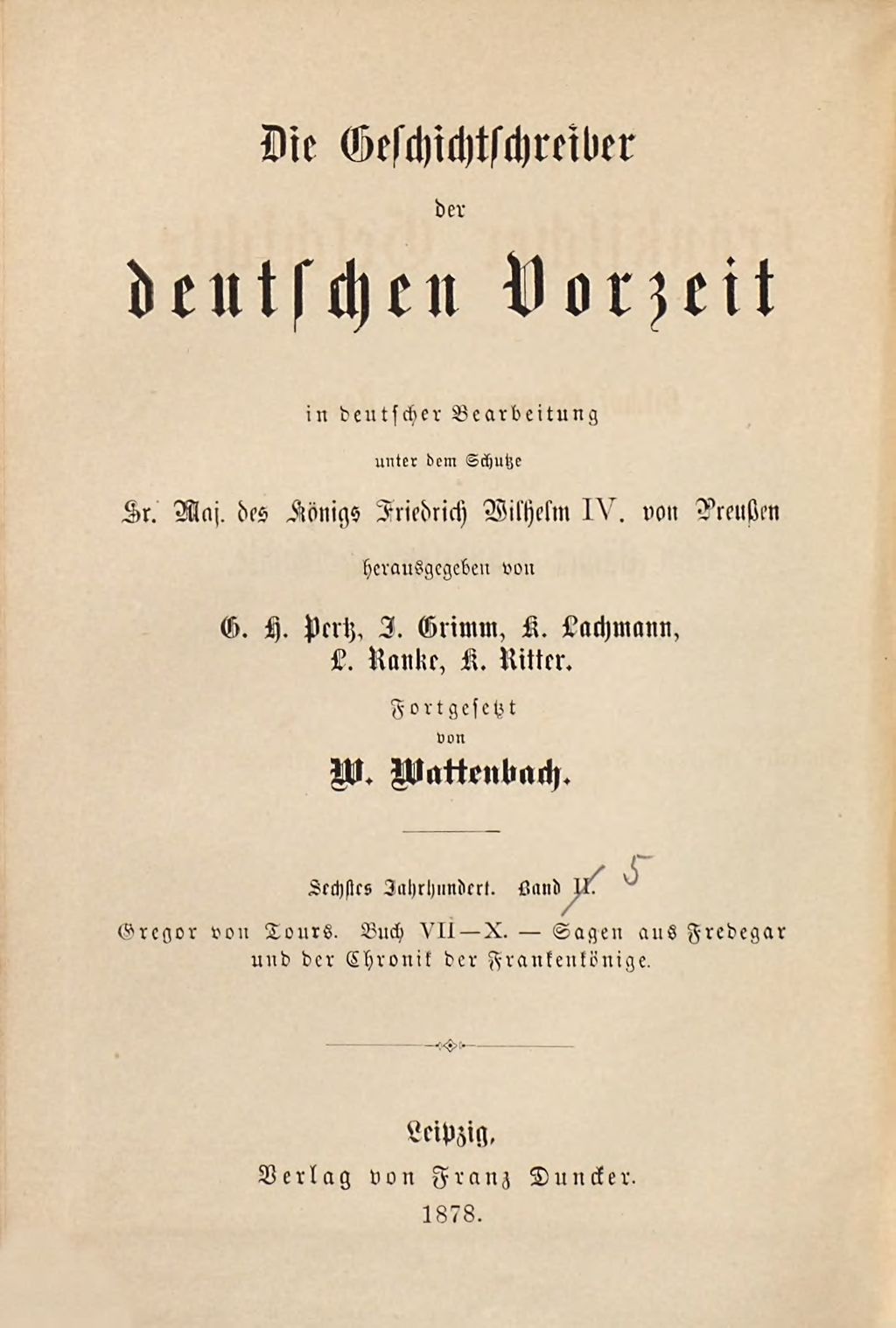 Cover of Zehn Bücher Fränkischer Geschichte. 2, Buch 7 - 10
