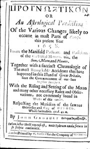 Cover of Prognostikon Or An Astrological by John Gadbury