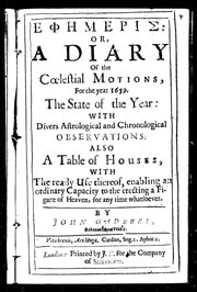 Cover of Ephemeris, Or A Diary Of The Coelestial Motions for the Year 1659 by John Gadbury