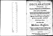 Cover of A Declaration Of The Several Treasons Blasphemies and Misdemeanors Acted, Spoken and Published Against God, the Late King, His Present Majest, the Nobility, Clergy, City Community... by John Gadbury
