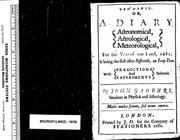 Cover of Ephemeris 1681 by John Gadbury