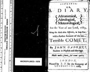 Cover of Ephemeris 1683 by John Gadbury