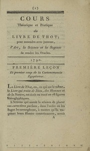 Cover of Cours théorique et pratique du livre de Thot