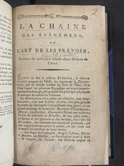 Cover of La Chaine des événemens, ou l'Art de les prévoir, suivant les principes tracés dans le livre de Thot