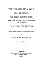 Cover of The theosophic craze