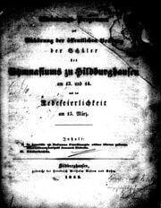Cover of In Aeneidis ab H. Peerlkampio editae librum primum adnotationes [microform]