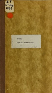 Cover of Coombs' popular phrenology