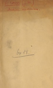 Cover of Indian medicine