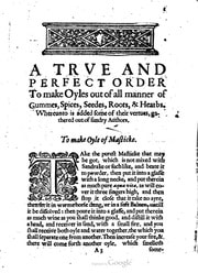 Cover of A Storehouse Of Physicall And Philosophicall Secrets