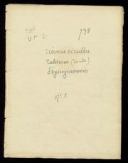 Cover of Traités des sciences occultes, de diverses mains