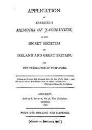 Cover of Barruel's Memoirs Of Jacobinism (print Comp)