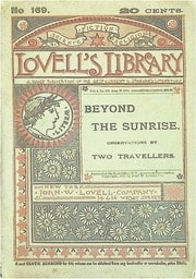 Cover of Beyond the Sunrise: Observations by Two Travellers