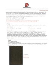 Cover of Beinecke MS 306, De articulis fidei catholicae, etc