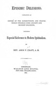 Cover of Epidemic delusions