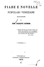 Cover of Fiabe e Novelle Popolari Veneziane