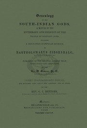Cover of Genealogy South Indian Gods