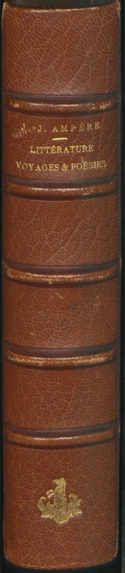 Cover of Littérature, voyages et poésies . 1