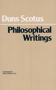 Cover of John Duns Scotus Philosphical Writings