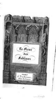 Cover of Livre Mignard, ou fleur des fabliaux