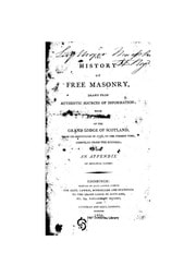 Cover of Lawrie Alex History Of Freemasonry & Scotland 1804