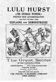 Cover of Lulu Hurst (The Georgia Wonder) Writes Her Autobiography