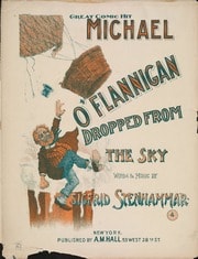 Cover of Michael O'Flannigan dropped from the sky