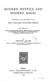 Cover of Modern mystics and modern magic