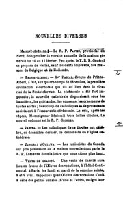 Cover of [Annonce de la première ordination sacerdotale du vicariat de la Saskatchewan]