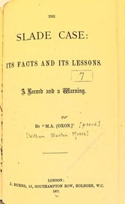 Cover of The Slade Case