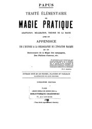 Cover of Traité Élémentaire De Magie Pratique
