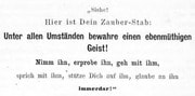 Cover of Der Zauberstab, Eine Autobiopgraphie