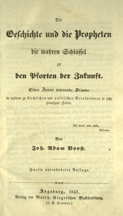 Cover of Die Geschichte und die Propheten, die wahren SchluÌssel zu den Pforten der Zukunft