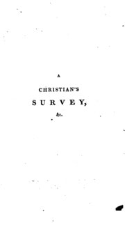 Cover of A Christian's survey of all the primary events and periods of the world; from the commencement